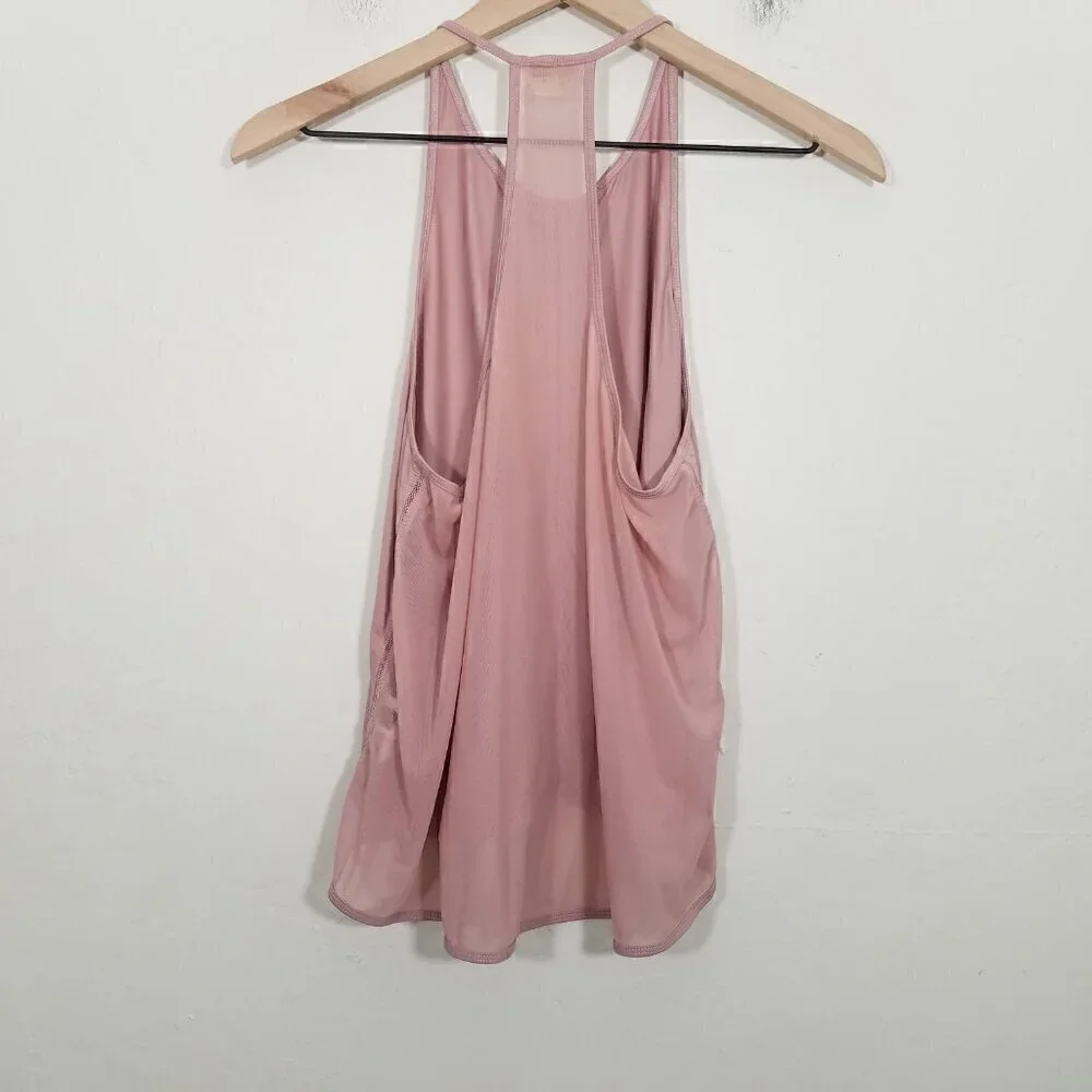Kate Spade Micro Mesh Draped Active Tank Top Size S